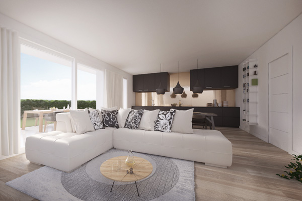 Tre camere al piano terra Cittadella – C2